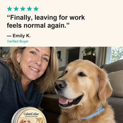 CalmiCollar Dual-Pheromone Calming Collar - Drug-Free Anxiety Relief